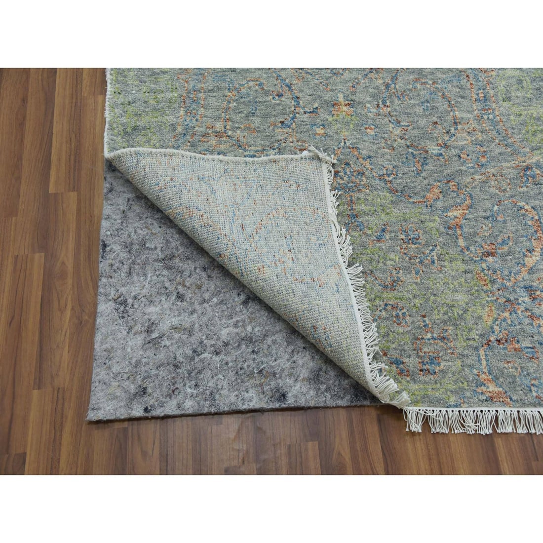 Obscured and Subtle Collection,Hand Knotted,100% Wool,Oriental Rug - 4