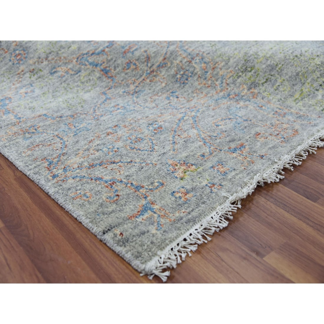 Obscured and Subtle Collection,Hand Knotted,100% Wool,Oriental Rug - 6