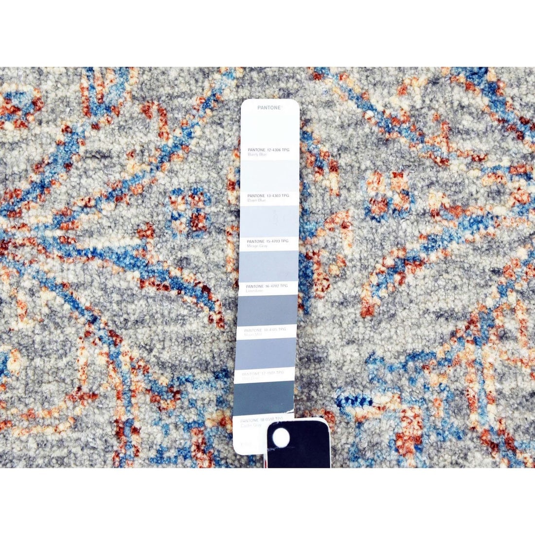 Obscured and Subtle Collection,Hand Knotted,100% Wool,Oriental Rug - 7