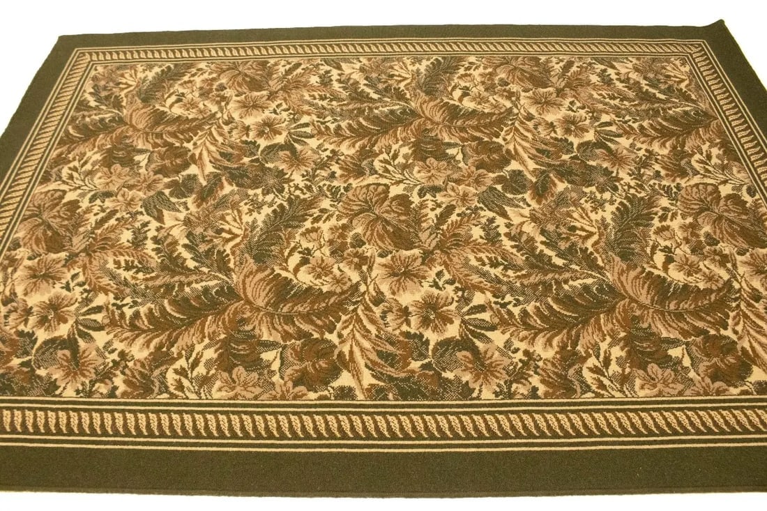 Multicolored Floral 6X9 Modern Machine-Made Rug - 9