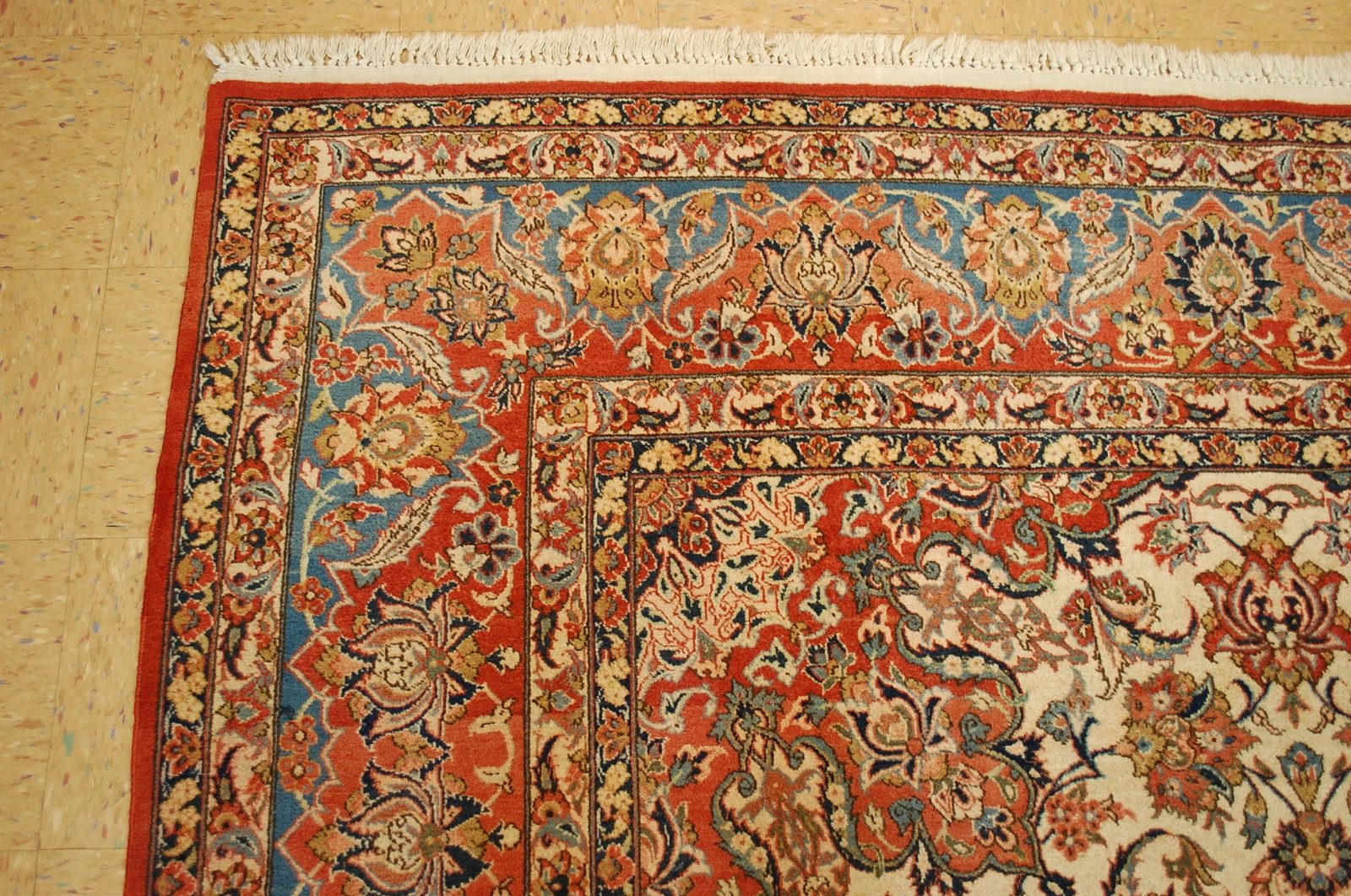 Persian ISFAHAN RUG 7'8" x 11'6" - 5