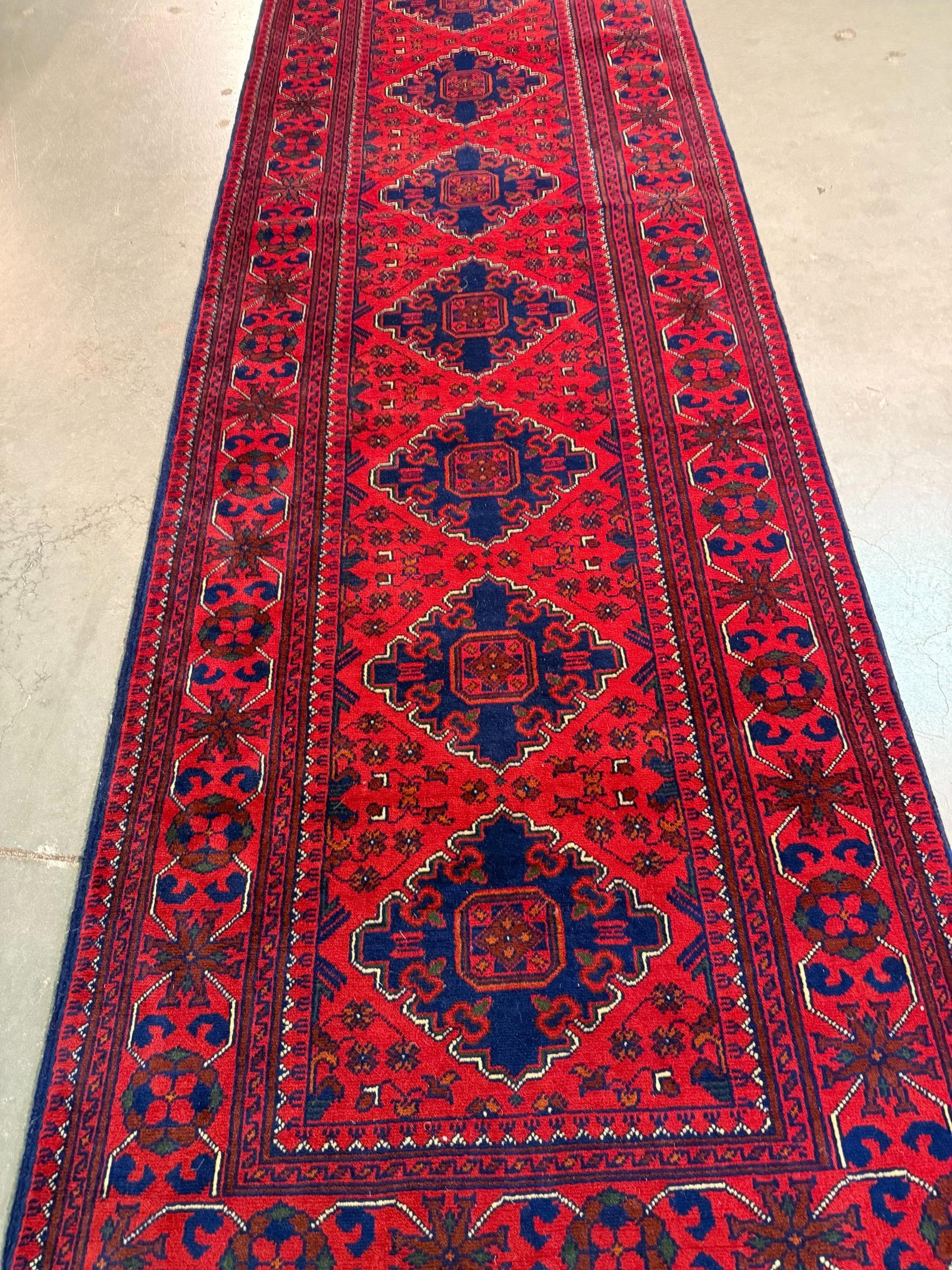 Stunning Afghan Runner 2.9x10' - 3