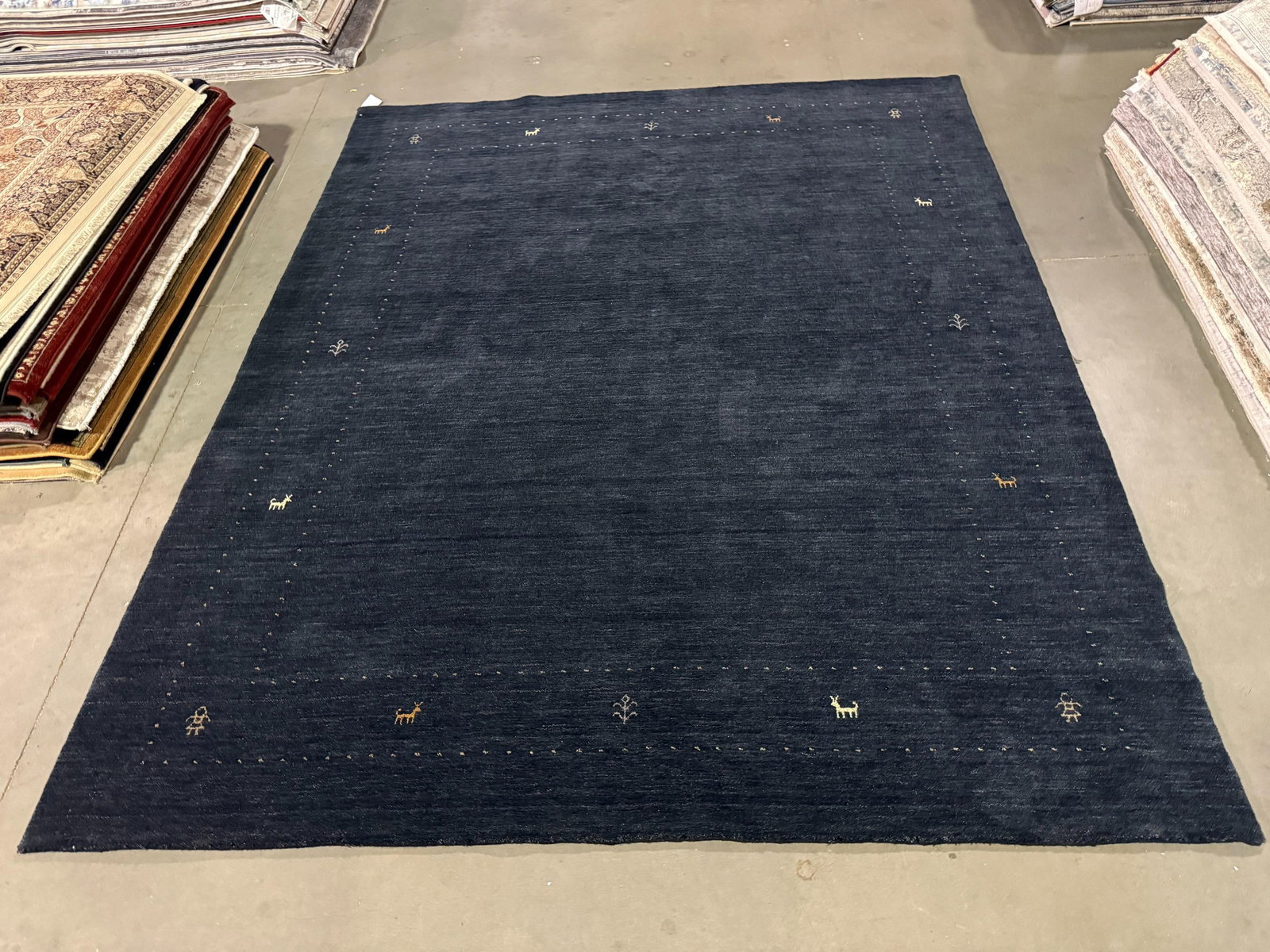 Magnificent Gabbeh Rug 8.1x10 - 3