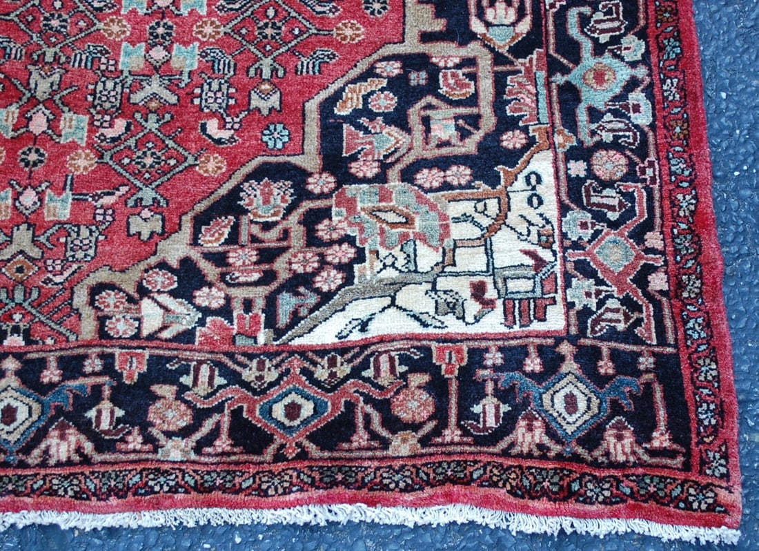 PERSIAN BIJAR RUG 4'4"X 8'5" - 2