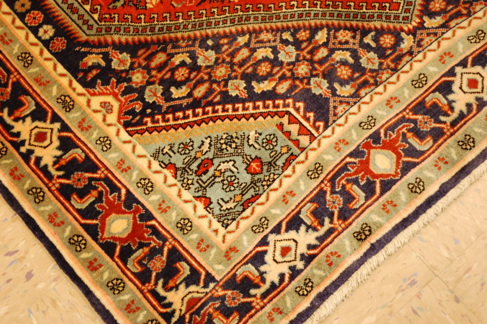 PERSIAN BIJAR RUG 3' 8" X 5'7" - 7