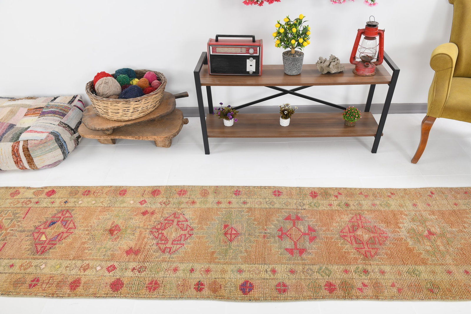 2'6'' x 12'7'' Turkish Handmade Kilim Rug - 17679 - 3