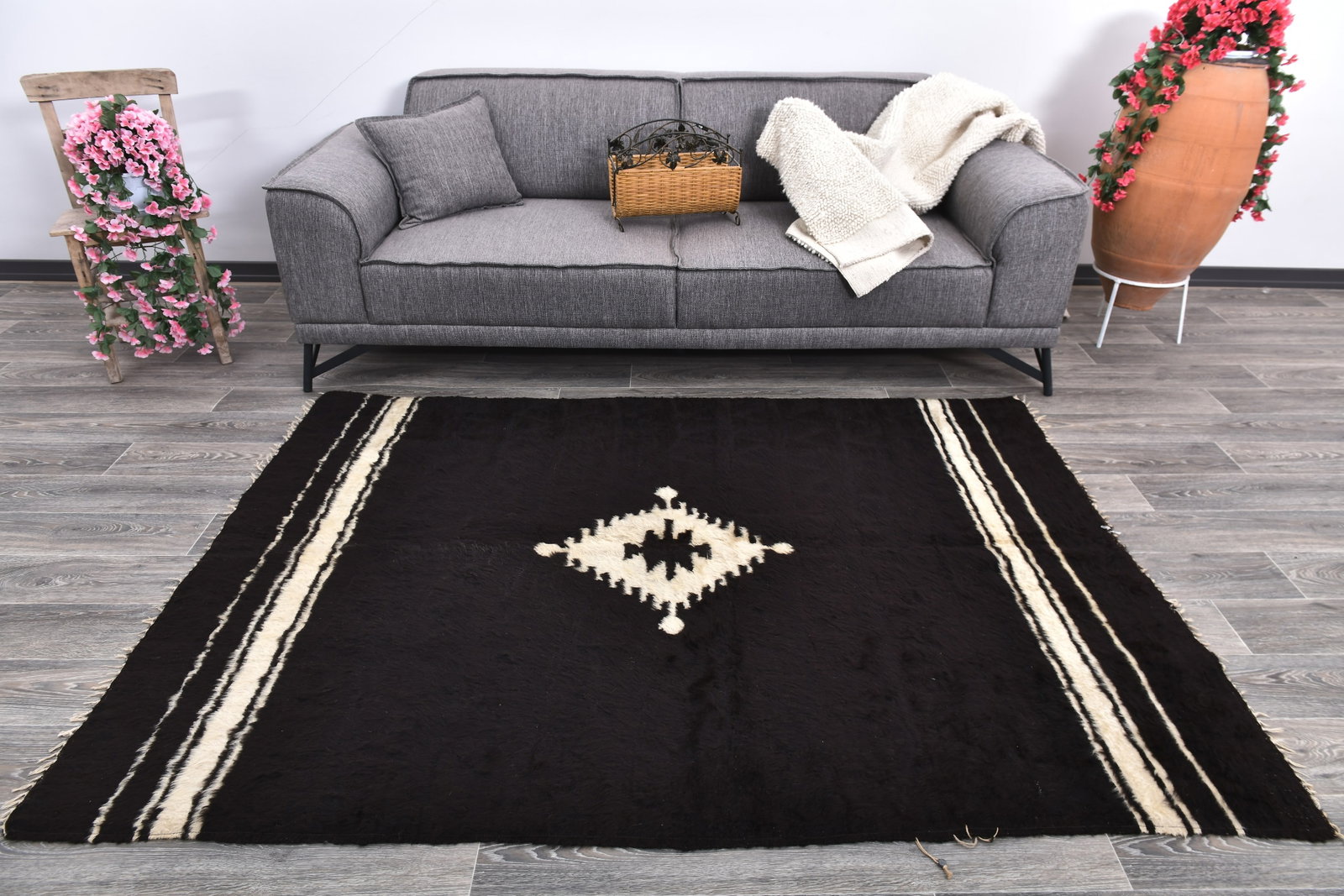 4'11'' x 6'11'' Turkish Handmade Kilim Rug - 33482 (1 of 14)