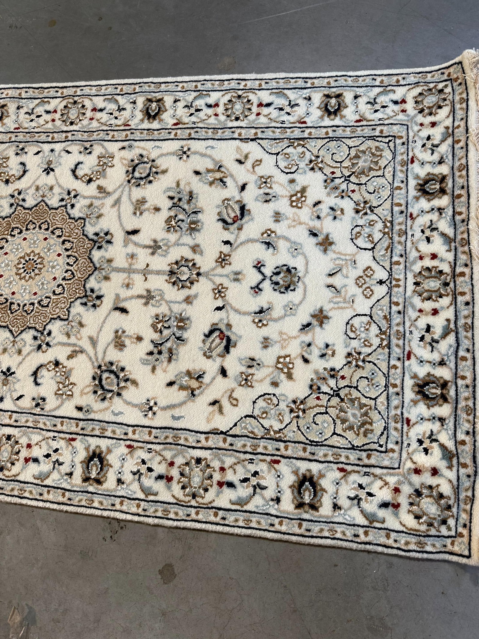 Fine Silk and wool Runner 2.8x8 - 6
