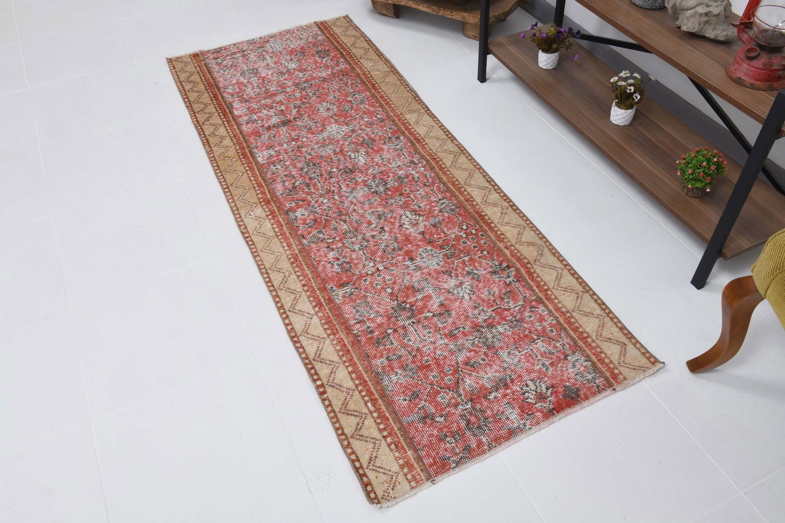 2'6'' x 6'7'' Turkish Handmade Kilim Rug - 21231 - 4