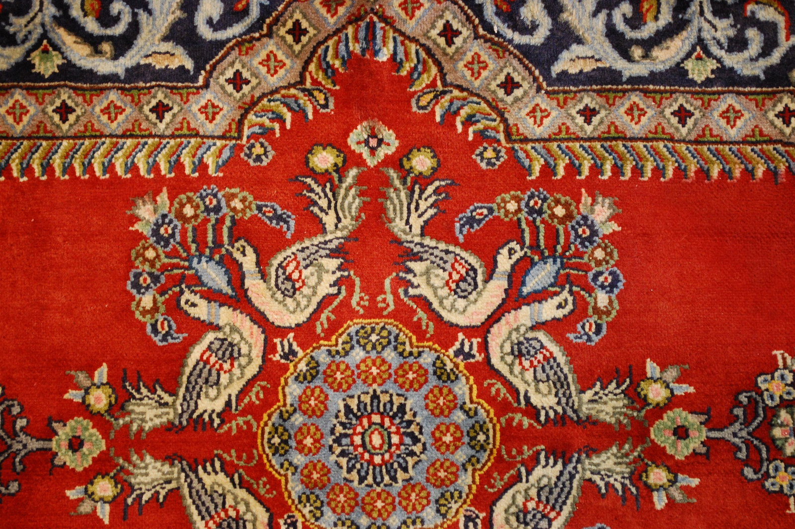 Persian KASHAN RUG 2'3"x 3'3" - 7