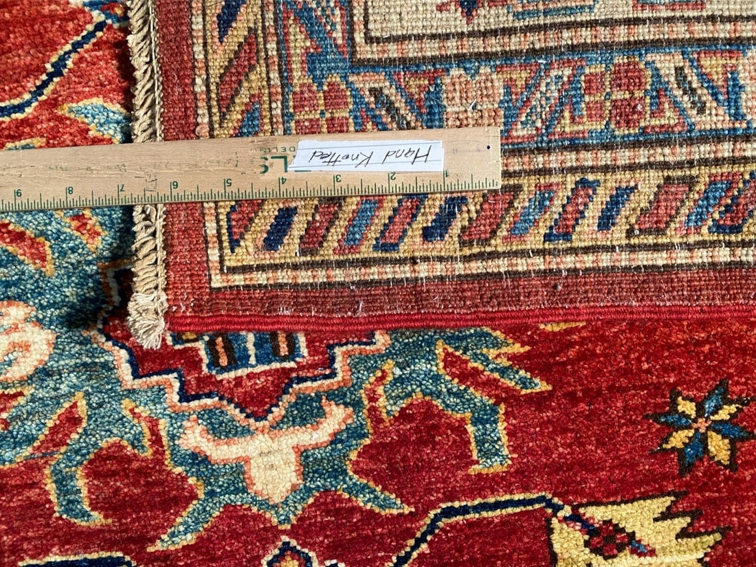Exquisite Fine Super Kazak Rug 5.6x7.3 - 4