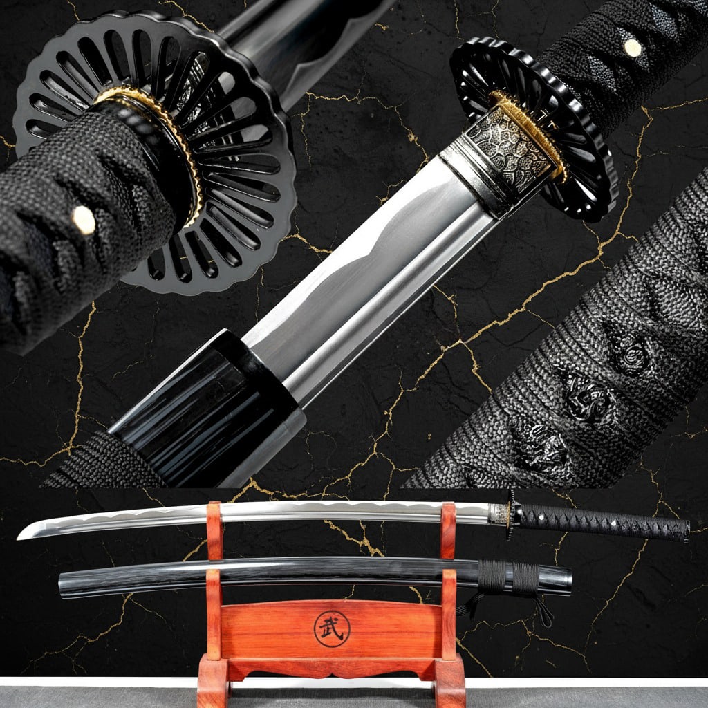 40" Functional Battle Ready Katana 1095 Carbon Steel Sharp Japanese Sword: Title:40" Functional Battle Ready Katana 1095 Carbon Steel Sharp Japanese Sword Description:This functional Samurai katana is hand-forged from 1095 high carbon steel and is sharpened for practical
