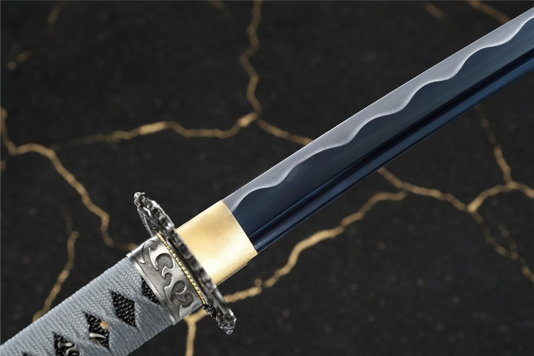 Hand Forged Japanese Katana, High Carbon Steel Sharp Blade, Full Tang Sword - 5