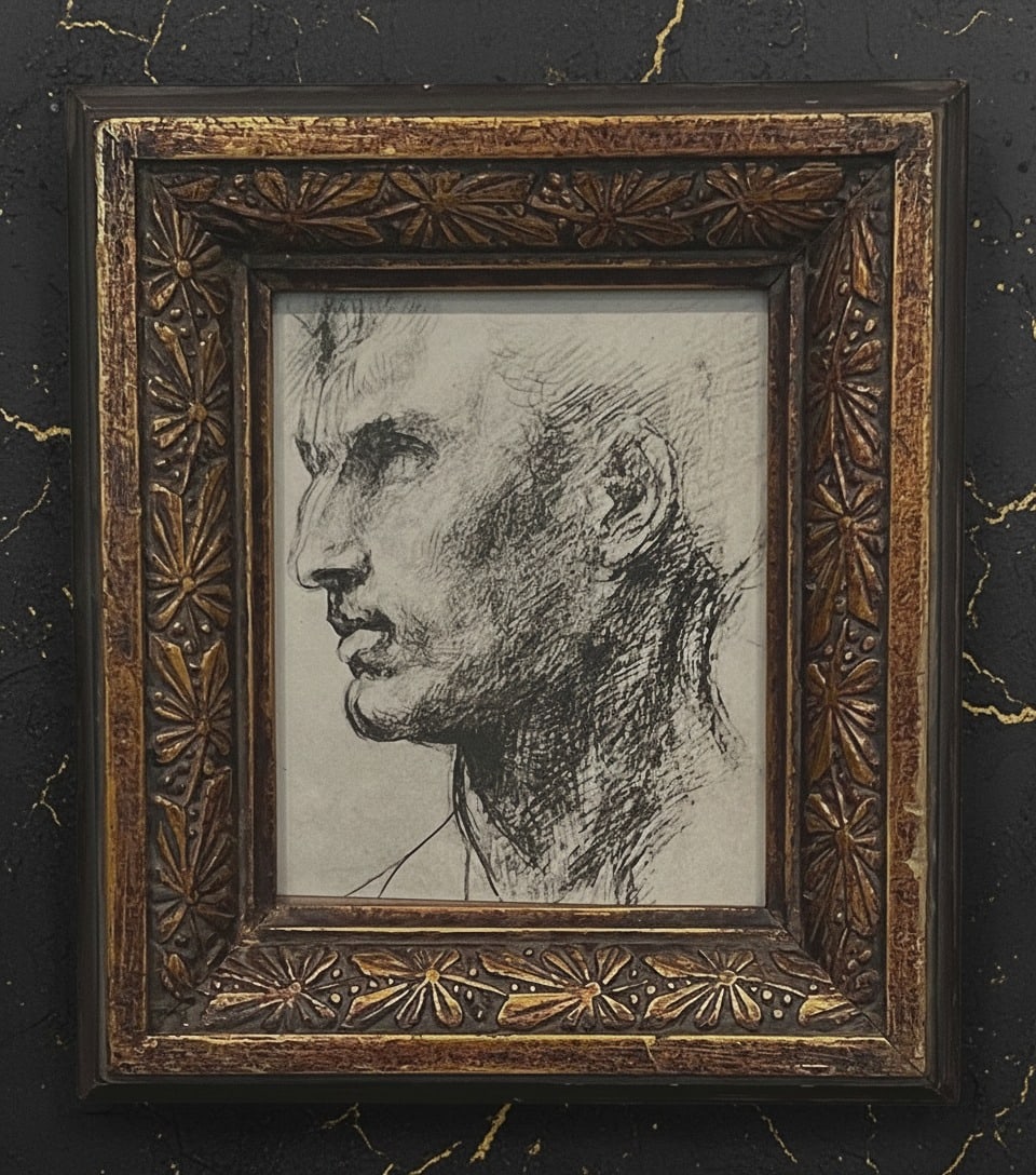 Mid-Century Modern Abstract Elderly Man Portrait Sculptural Art Framed Rare: Title:Mid-Century Modern Abstract Elderly Man Portrait Sculptural Art Framed Rare Description:This is an original vintage Tiziano "Head of Old Man" Mid-Century Modern abstract artwork. The piece