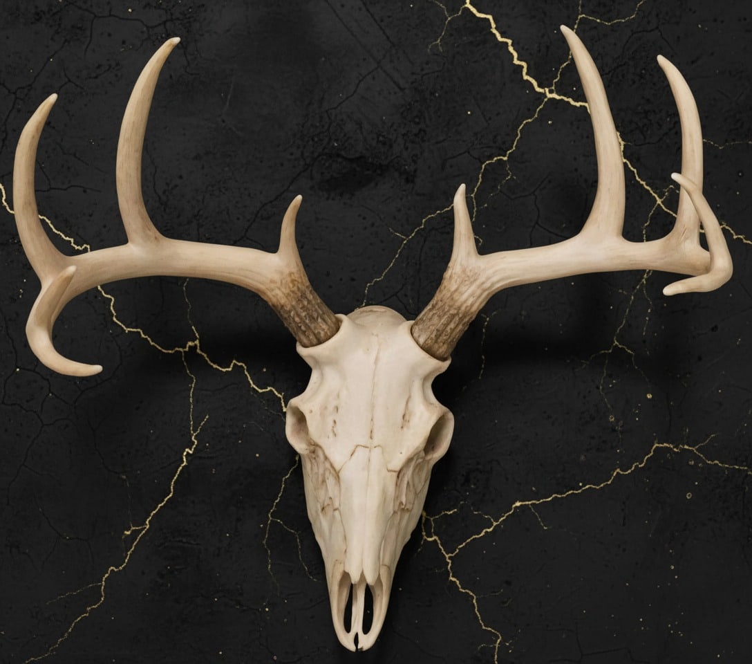 Rustic Deer Antler Wall Mount Large Taxidermy Bust Hunting Lodge Decor (1 of 9)