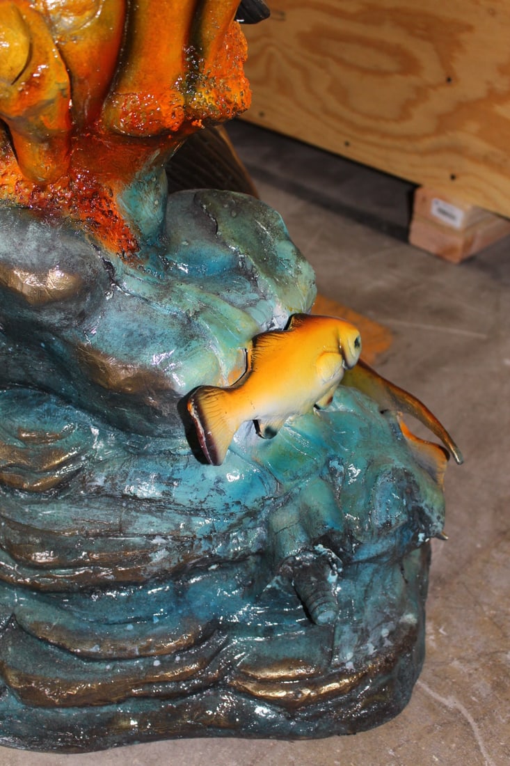 Large Sailfish Bronze Statue - Size: 38"L x 24"W x 67"H. - 11