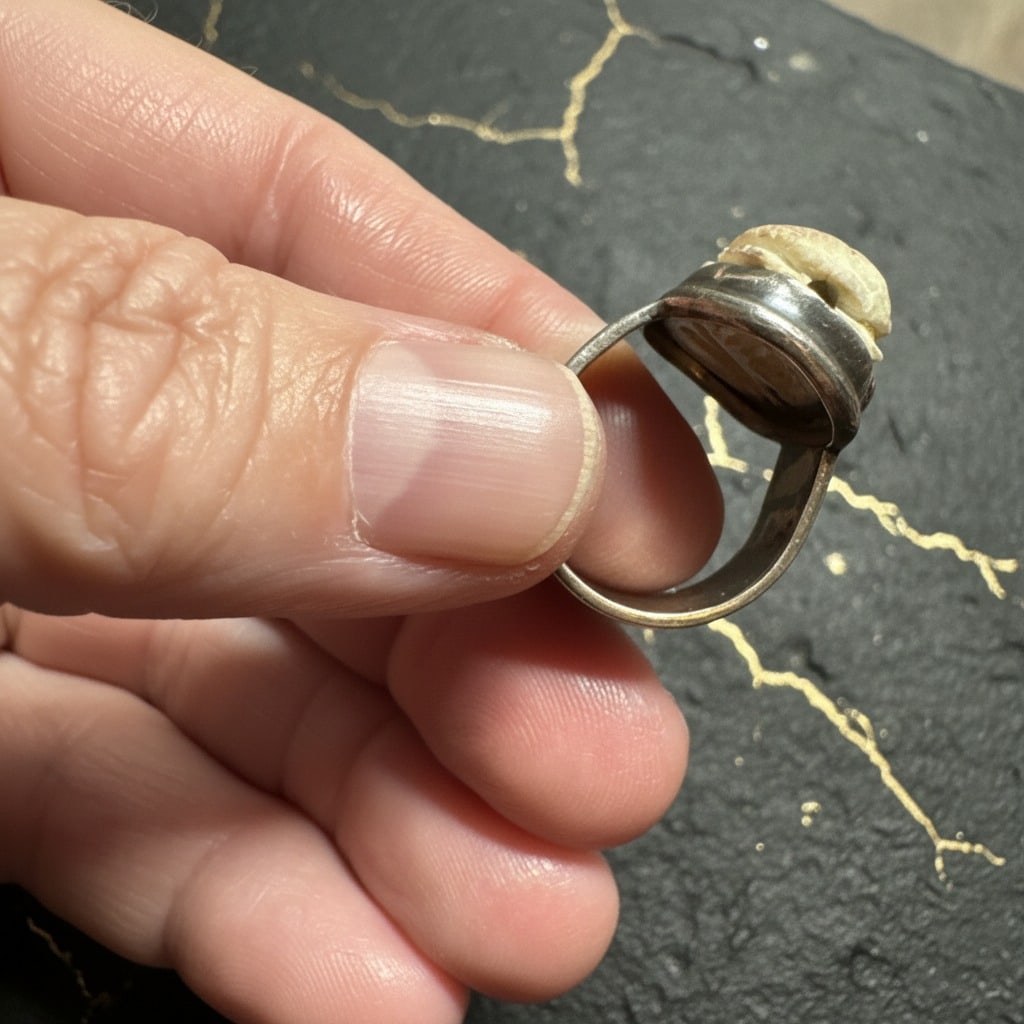 Antique Style Scarab Beetle Ring Egyptian Revival Statement Jewelry Gift - 5