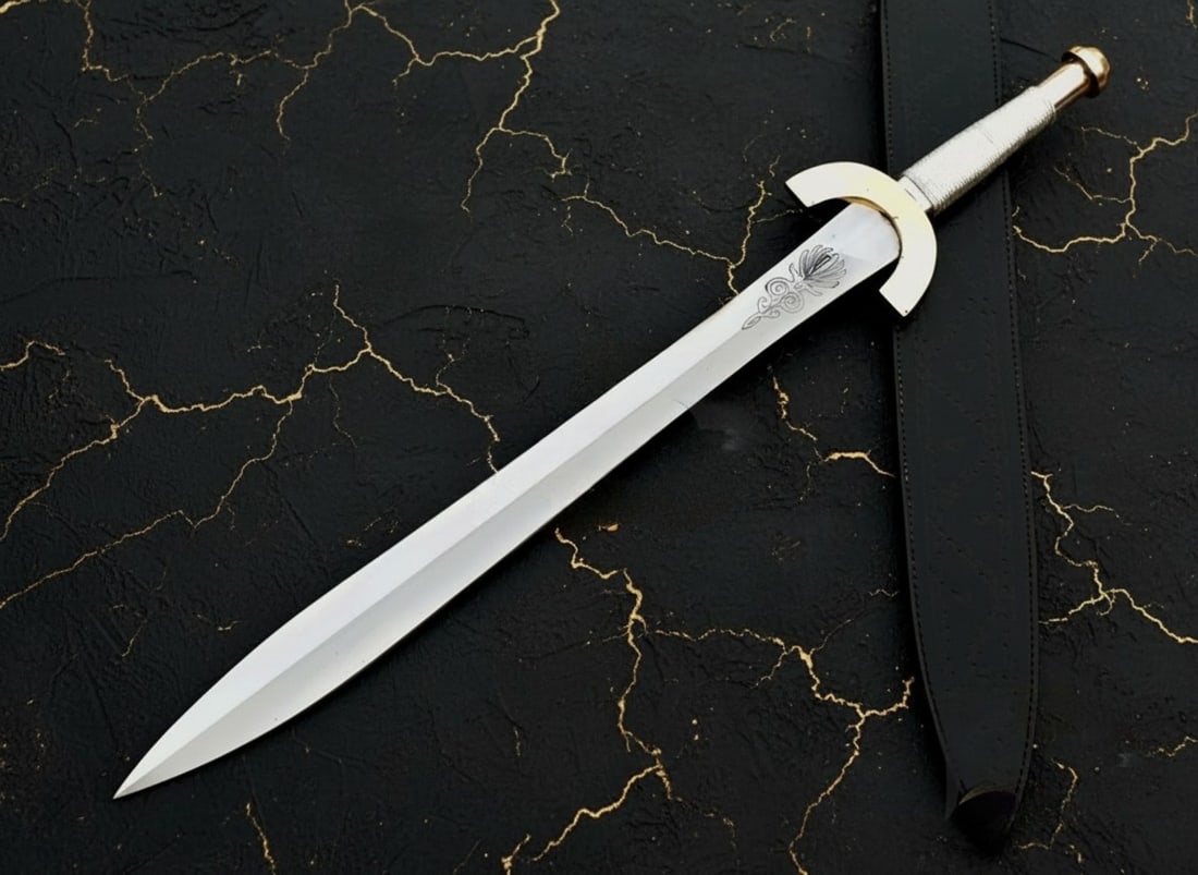 Handcrafted Perseus Sword Battle Ready Steel Movie Prop Collectible Blade - 4