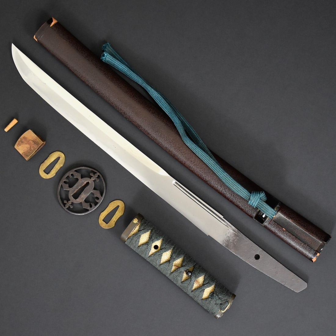 Antique Japanese Wakizashi Sword in Koshirae, NTHK Certified Echizen Seki, Edo Era - 7