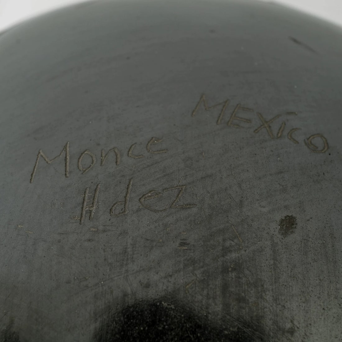 Vintage Black Mata Ortiz Pot Monce Hndz - 7