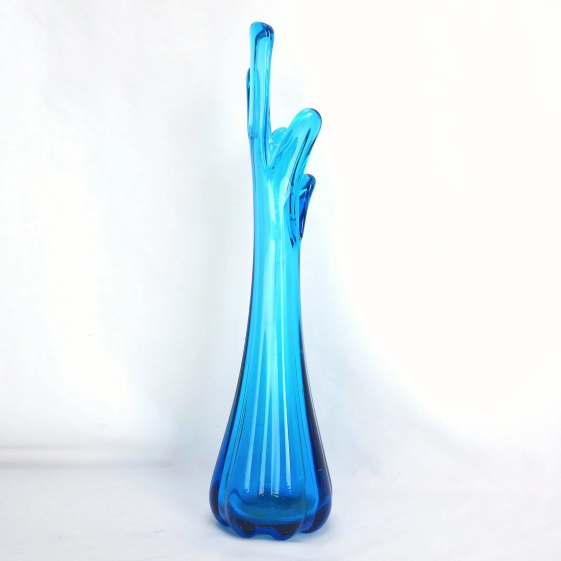 MCM Swung Vase 5 Fingers Sapphire Blue - 5
