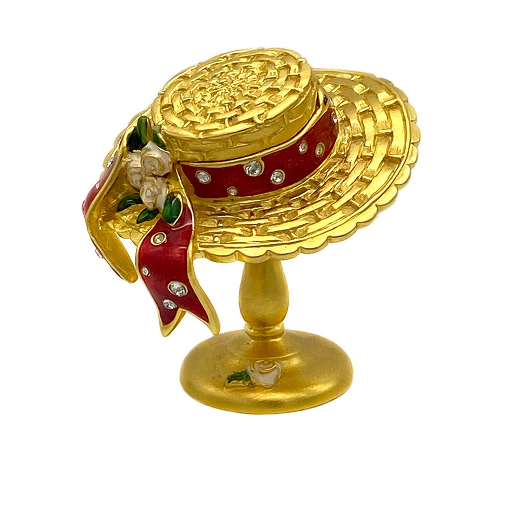 Estee Lauder Sun Bonnet Hat Solid Perfume Box (1 of 4)