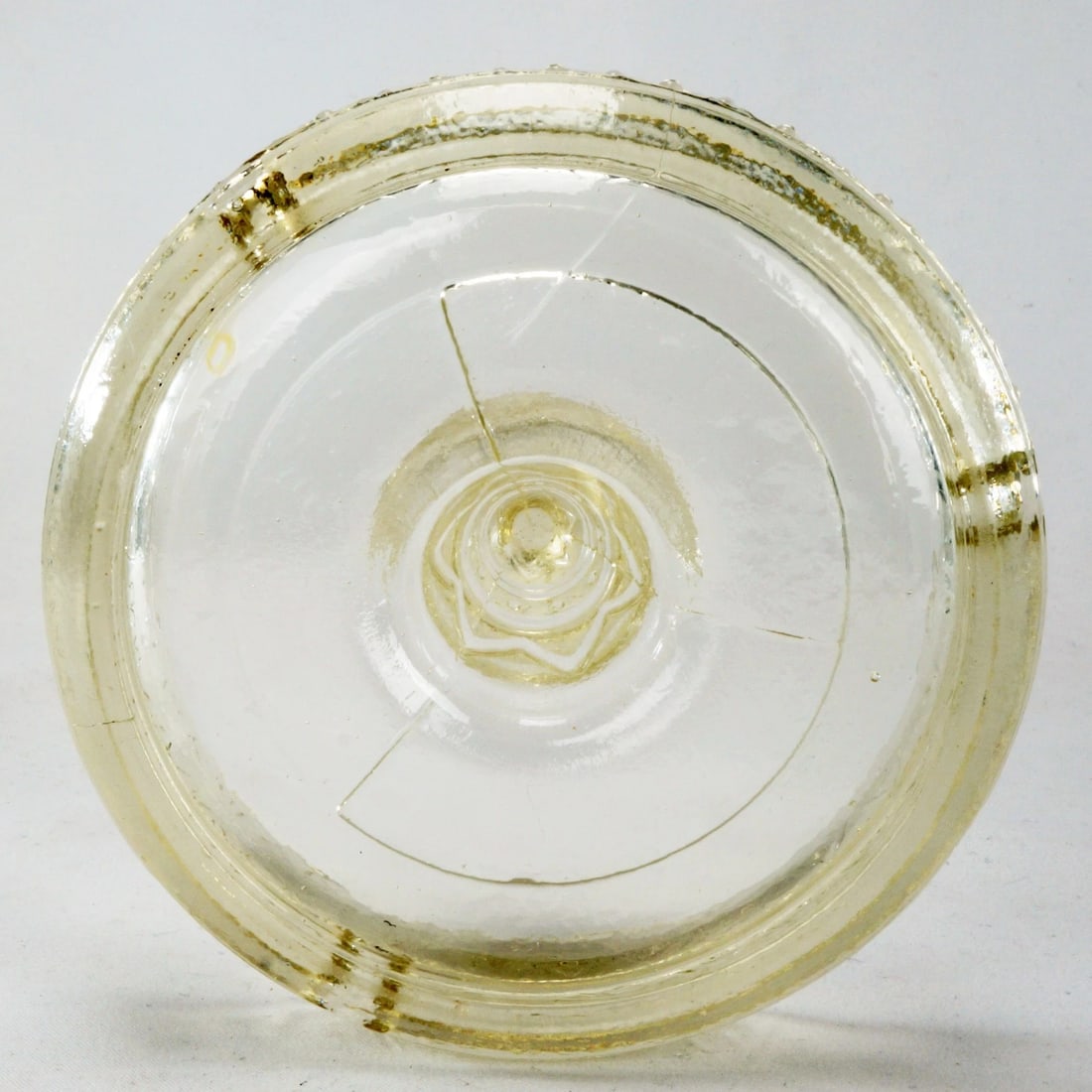 Vintage Glass Sombrero Ashtray - 6