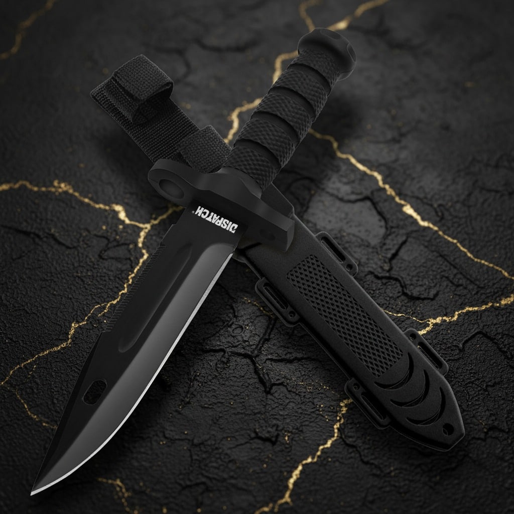 12" Outdoor Survival Fixed Blade Knife with Sheath Tactical Camping Tool: Title:12" Outdoor Survival Fixed Blade Knife with Sheath Tactical Camping Tool Description:Please provide the product description you would like me to rewrite. I am ready to process it according to