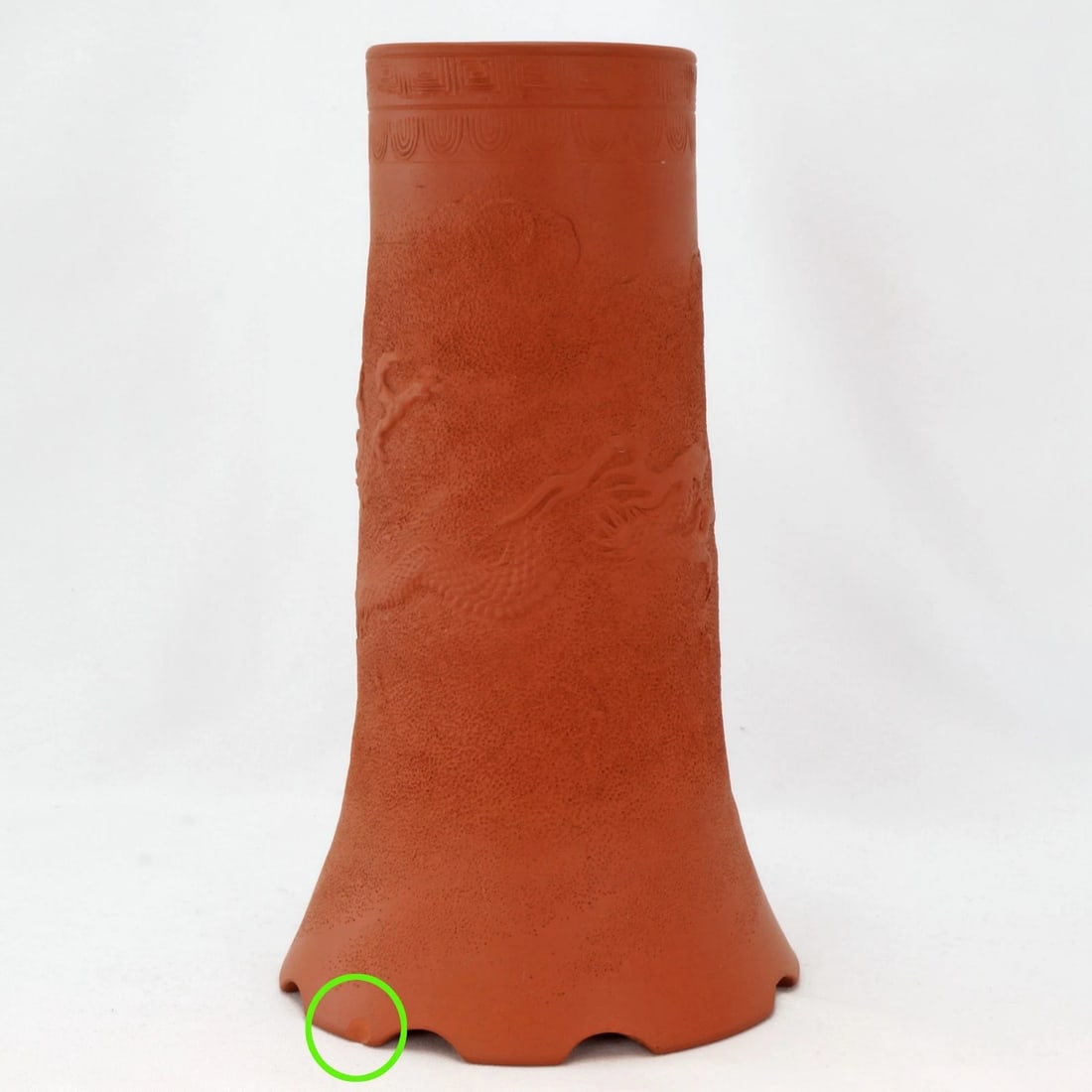 Japanese Tokoname Redware Vase 1930's - 5