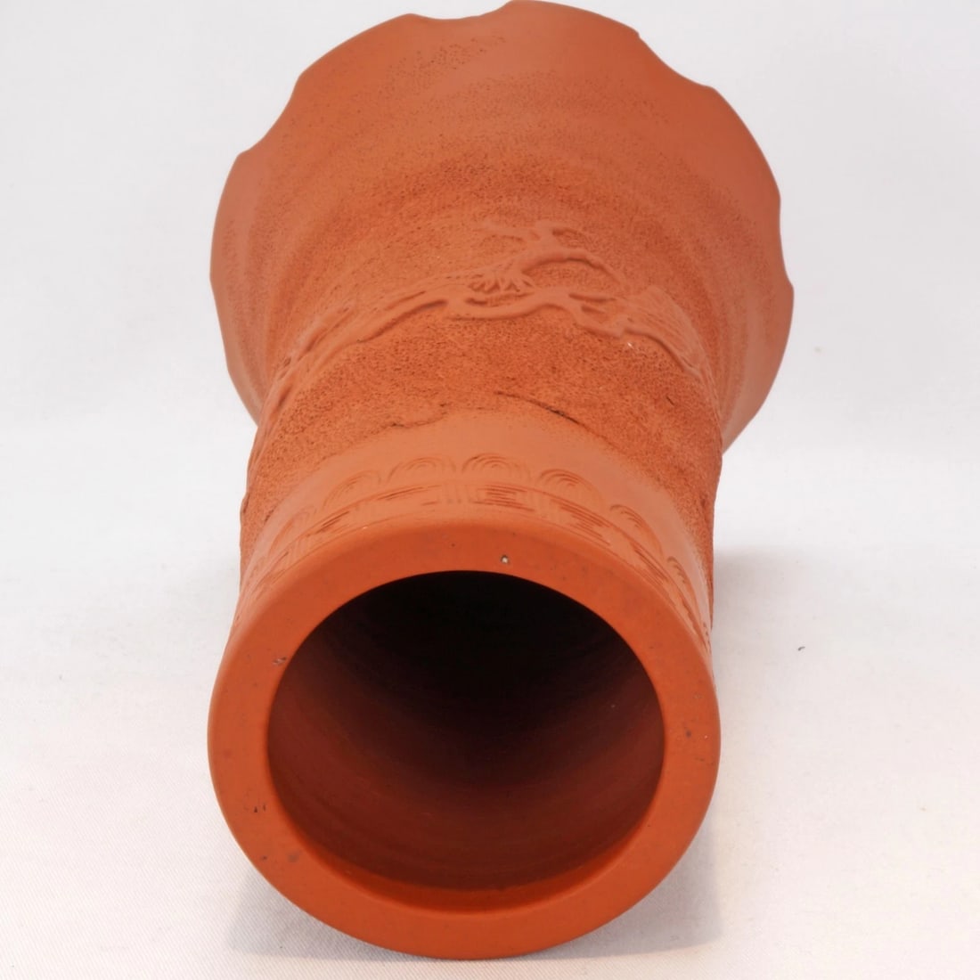Japanese Tokoname Redware Vase 1930's - 9