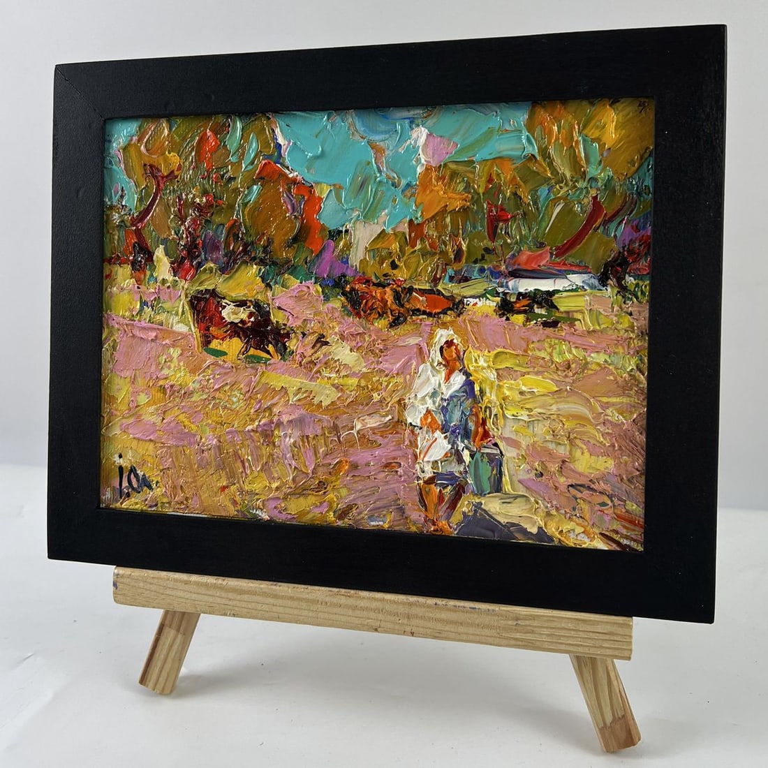 Oil painting Middle of the Day in the Pasture Oleksiy Ivanyuk - 2