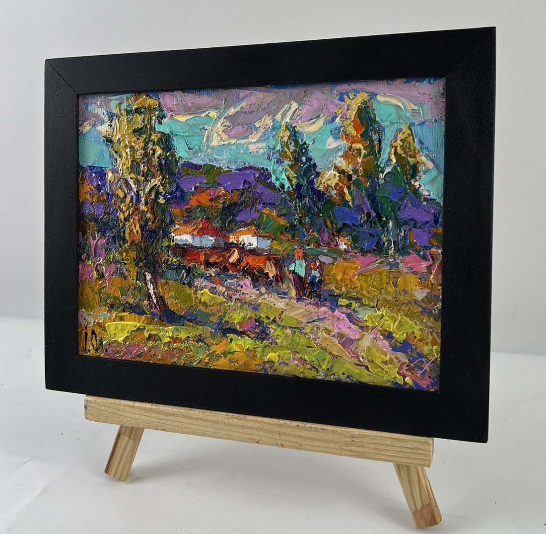 Oil painting Evening in the Village Oleksiy Ivanyuk - 2