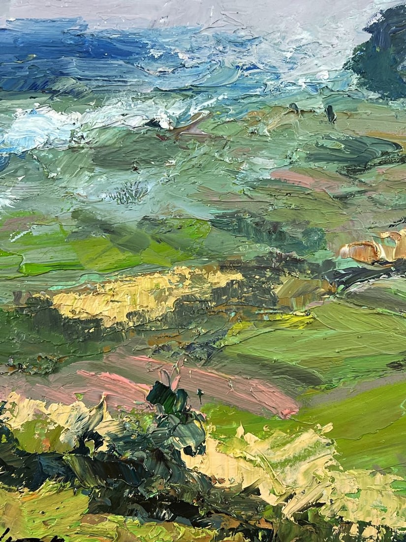 Oil painting Day in Nature in August Boris Serdyuk - 6