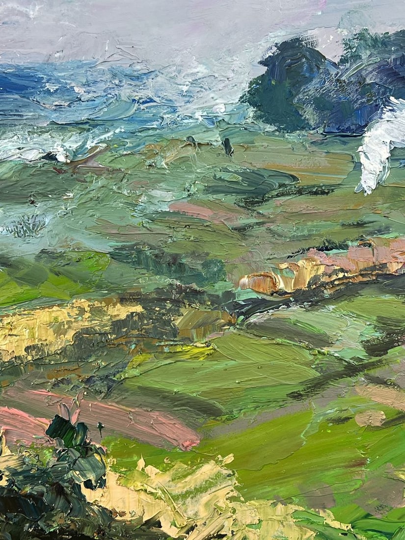 Oil painting Day in Nature in August Boris Serdyuk - 7