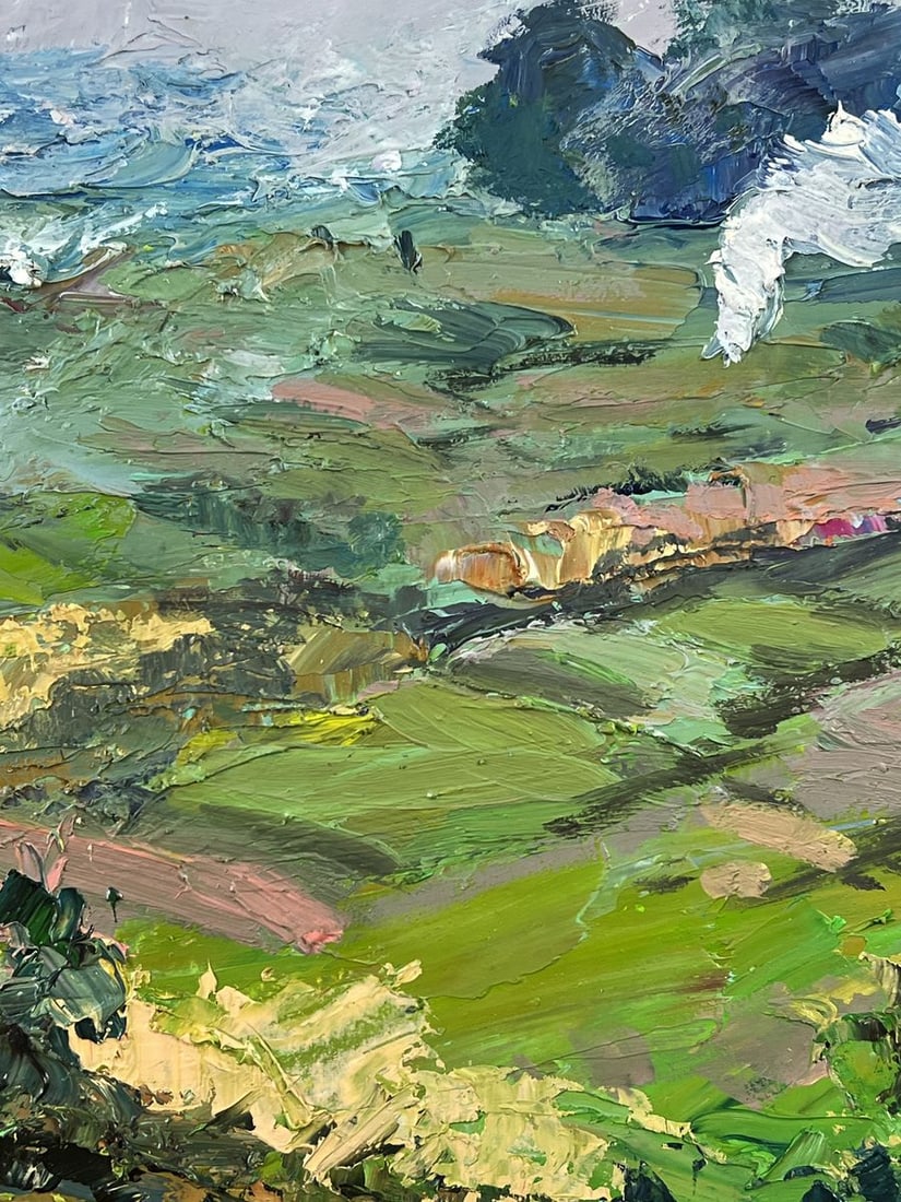 Oil painting Day in Nature in August Boris Serdyuk - 8
