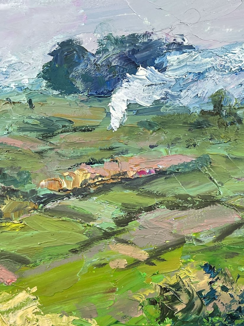 Oil painting Day in Nature in August Boris Serdyuk - 9