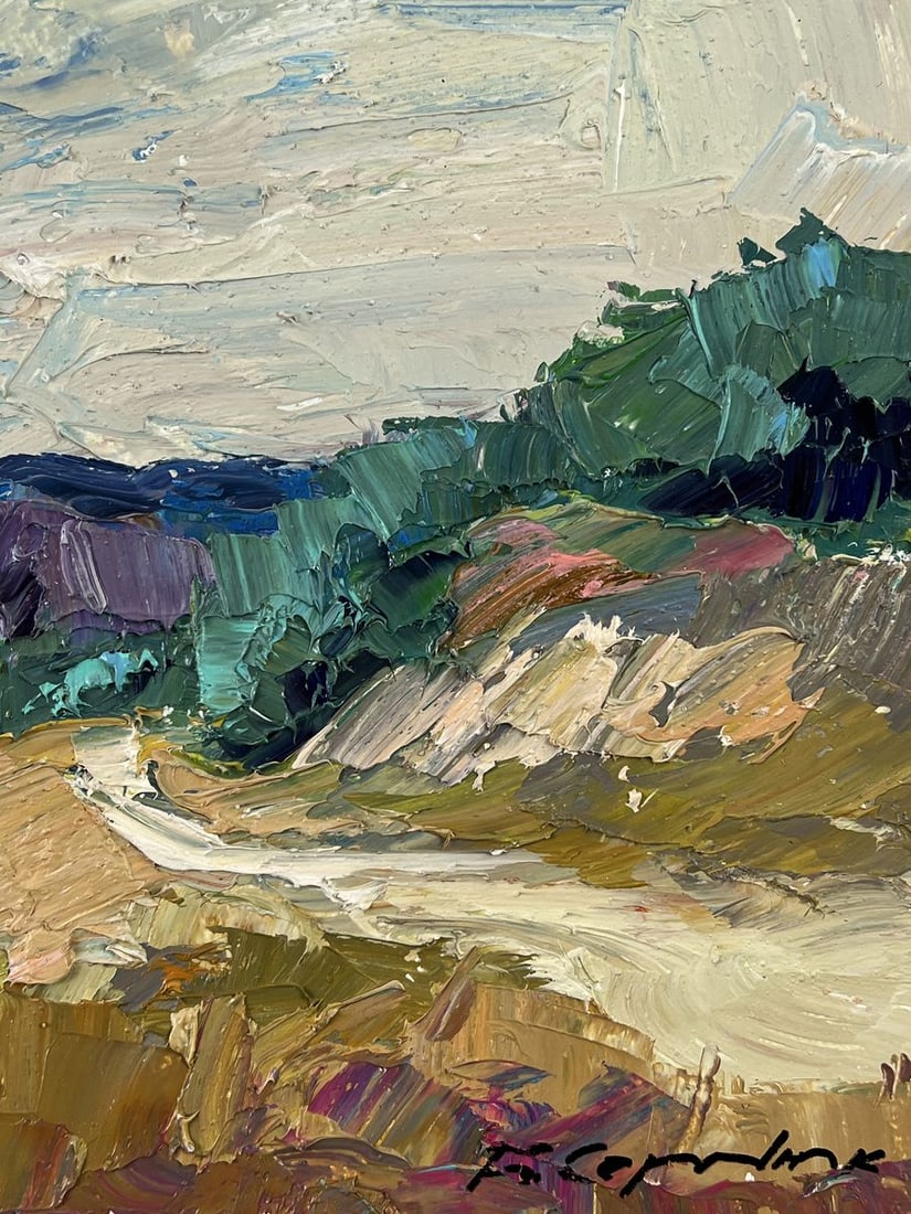 Oil painting Field Path Under the Sky Boris Serdyuk - 10