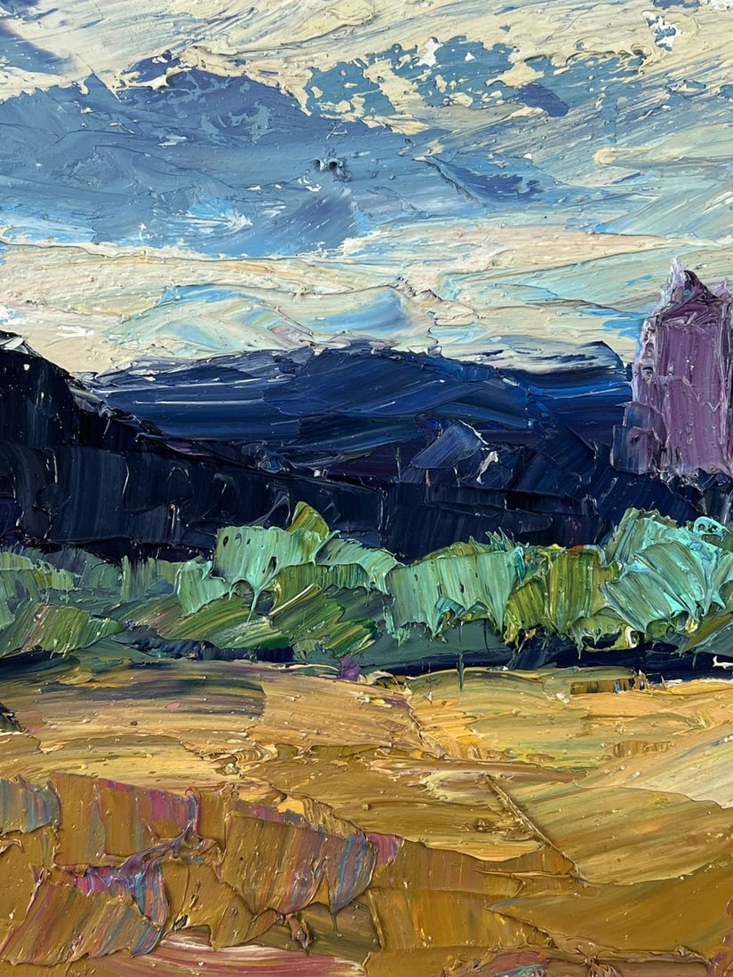 Oil painting Field Path Under the Sky Boris Serdyuk - 5