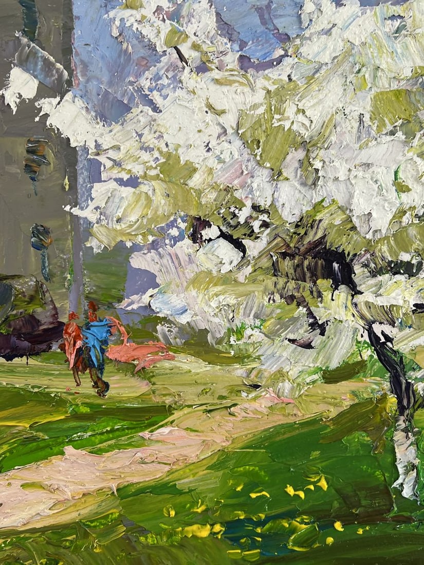 Oil painting Path Among the Houses Boris Serdyuk - 5