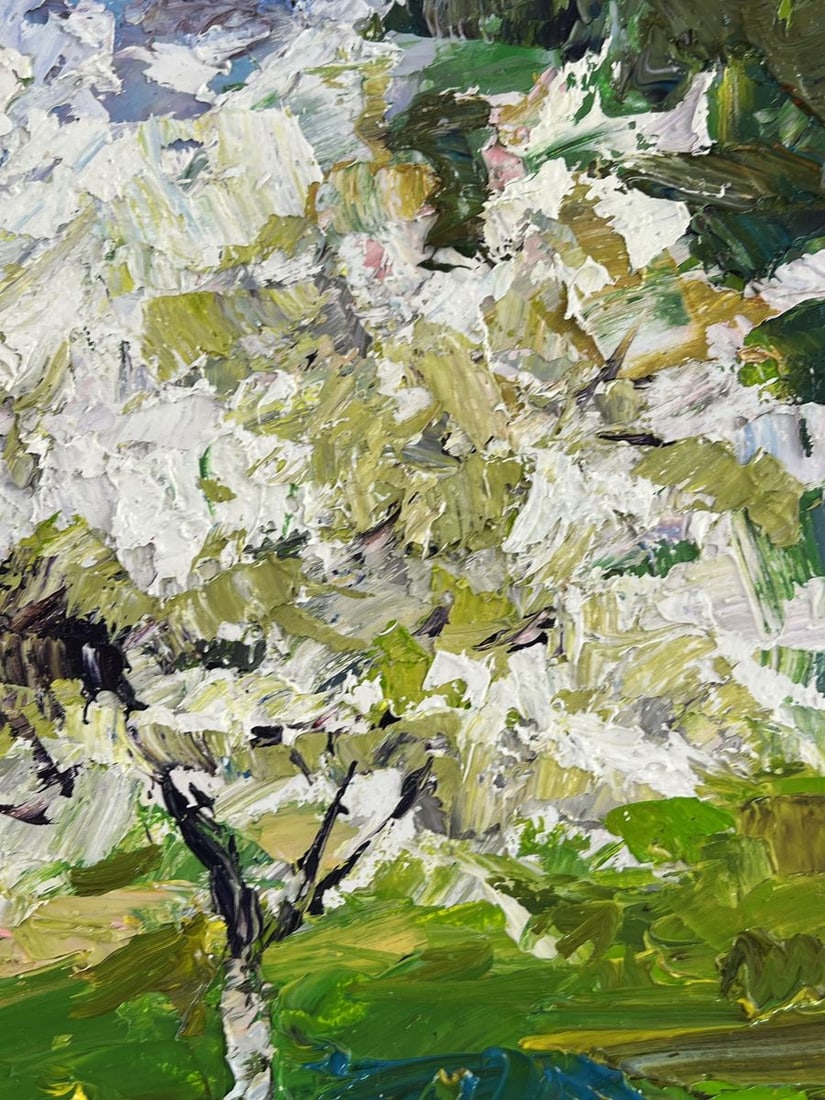 Oil painting Path Among the Houses Boris Serdyuk - 8