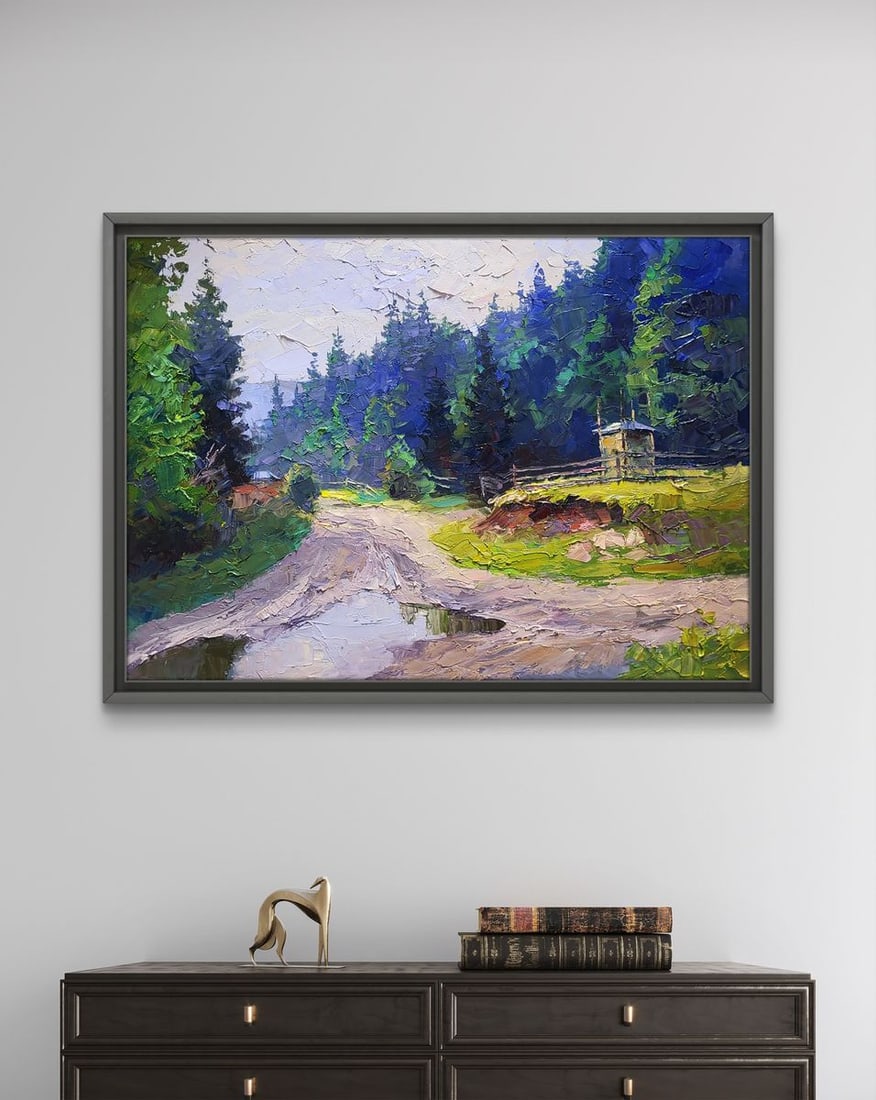 Oil painting Mountains After the Rain Boris Serdyuk - 2