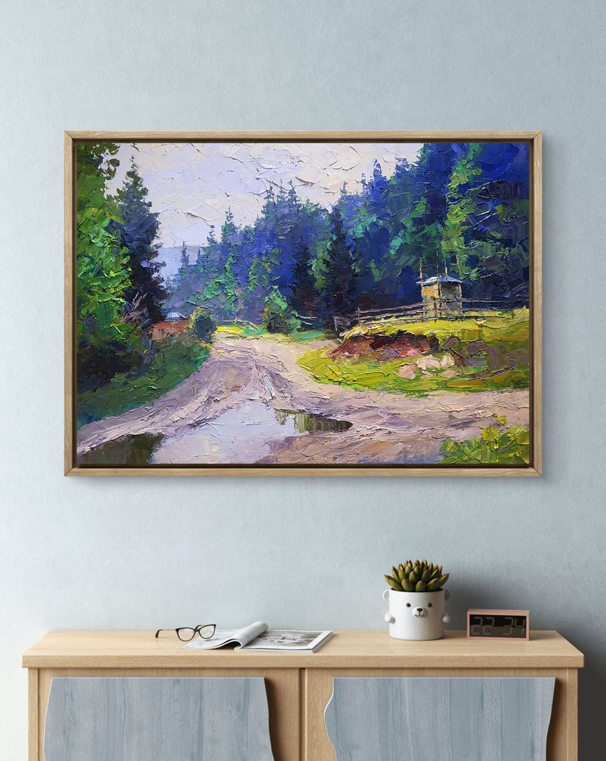 Oil painting Mountains After the Rain Boris Serdyuk - 3