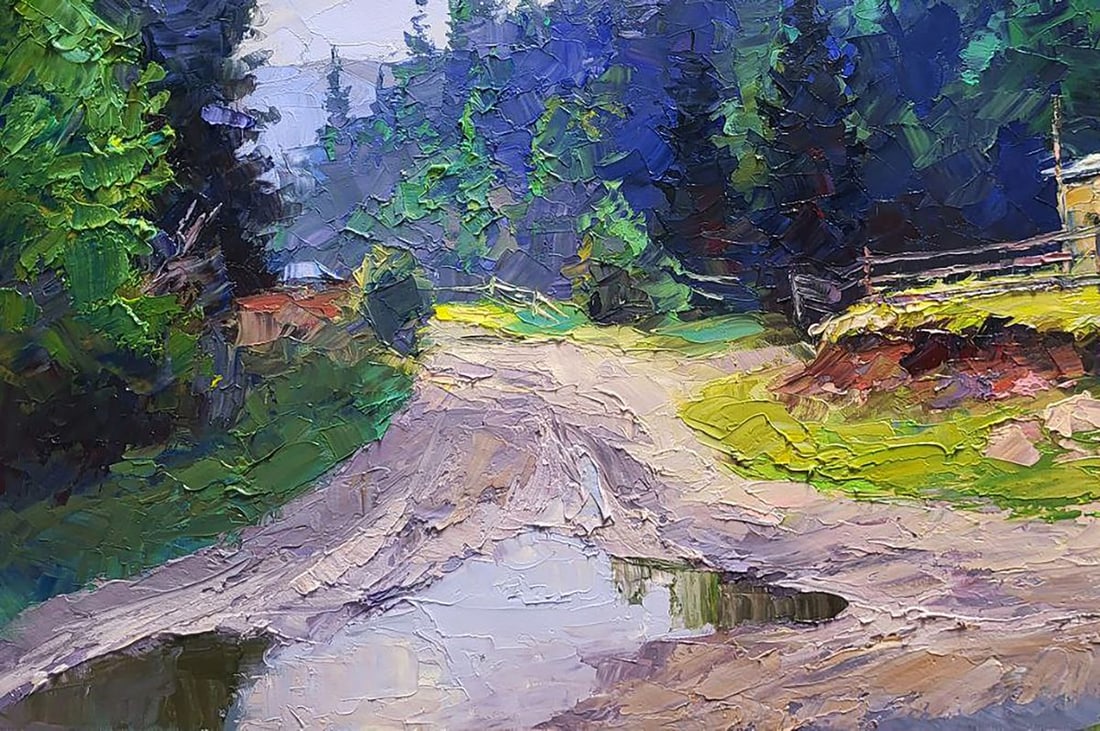 Oil painting Mountains After the Rain Boris Serdyuk - 6