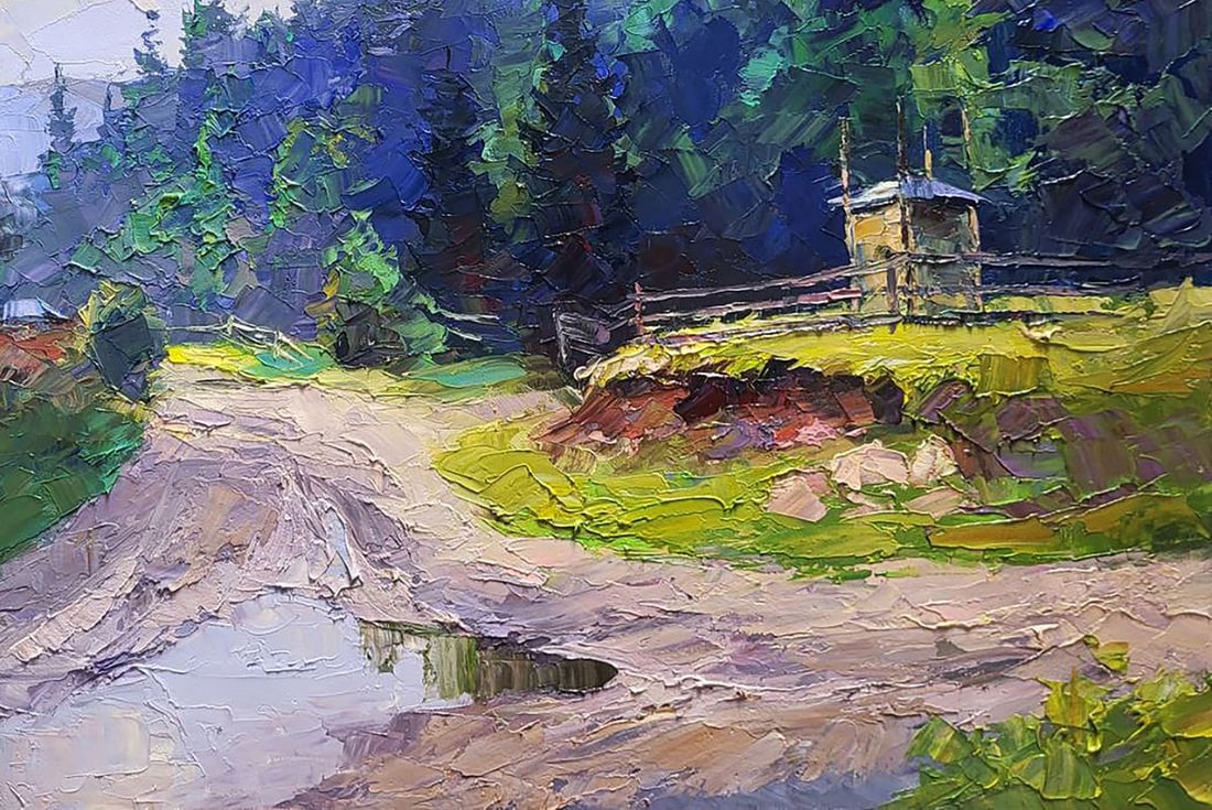 Oil painting Mountains After the Rain Boris Serdyuk - 7