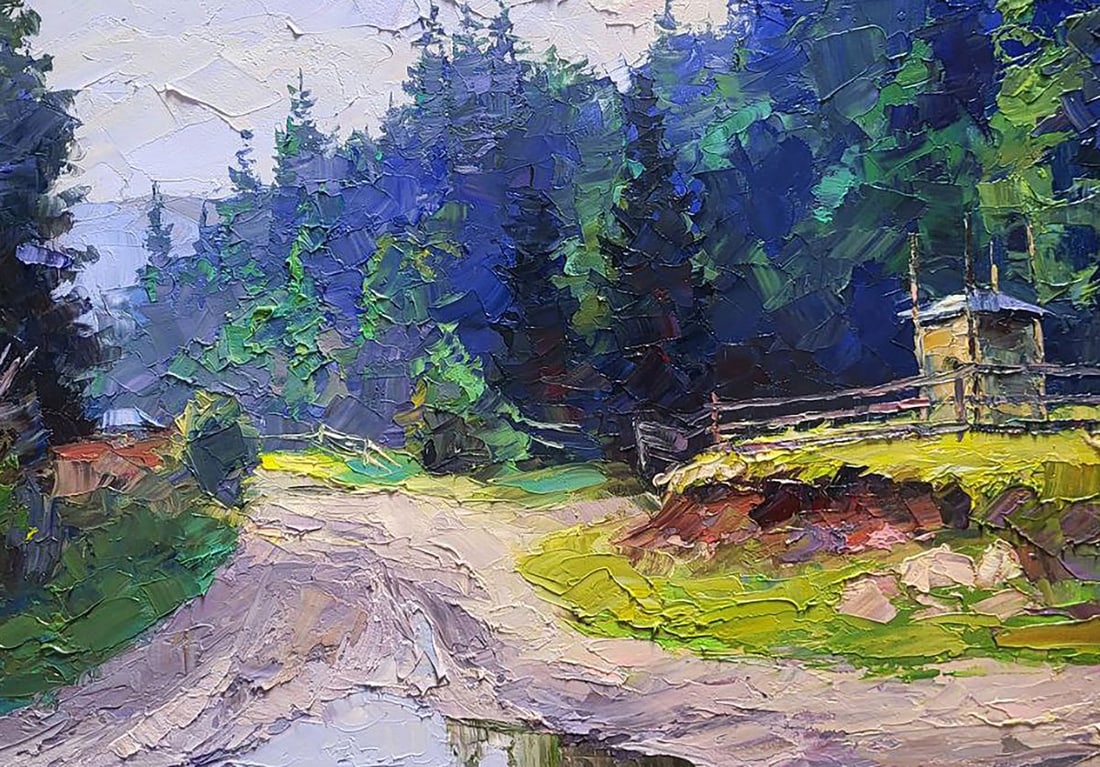 Oil painting Mountains After the Rain Boris Serdyuk - 8