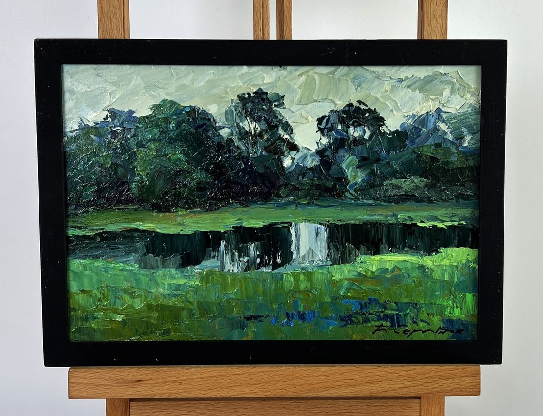 Oil painting In the meadows before the rain Boris Serdyuk: Title: Oil painting In the meadows before the rain Boris Serdyuk Description: NoAAA6372 *** ABOUT THIS PAINTING *** * TITLE: "In the meadows before the rain" * ARTISTS: Boris Serdyuk * SIZE: 20x30