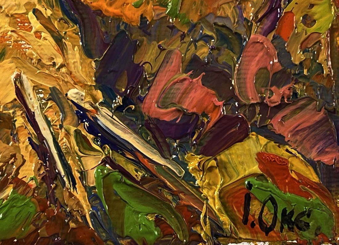 Oil painting Field with hay Oksana Ivanyuk - 5