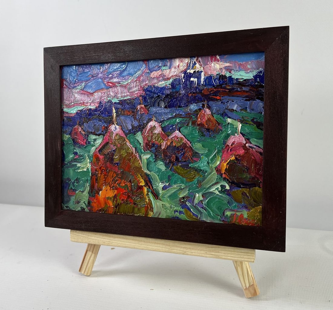 Oil painting The evening is falling silent Oksana Kalenyuk - 2