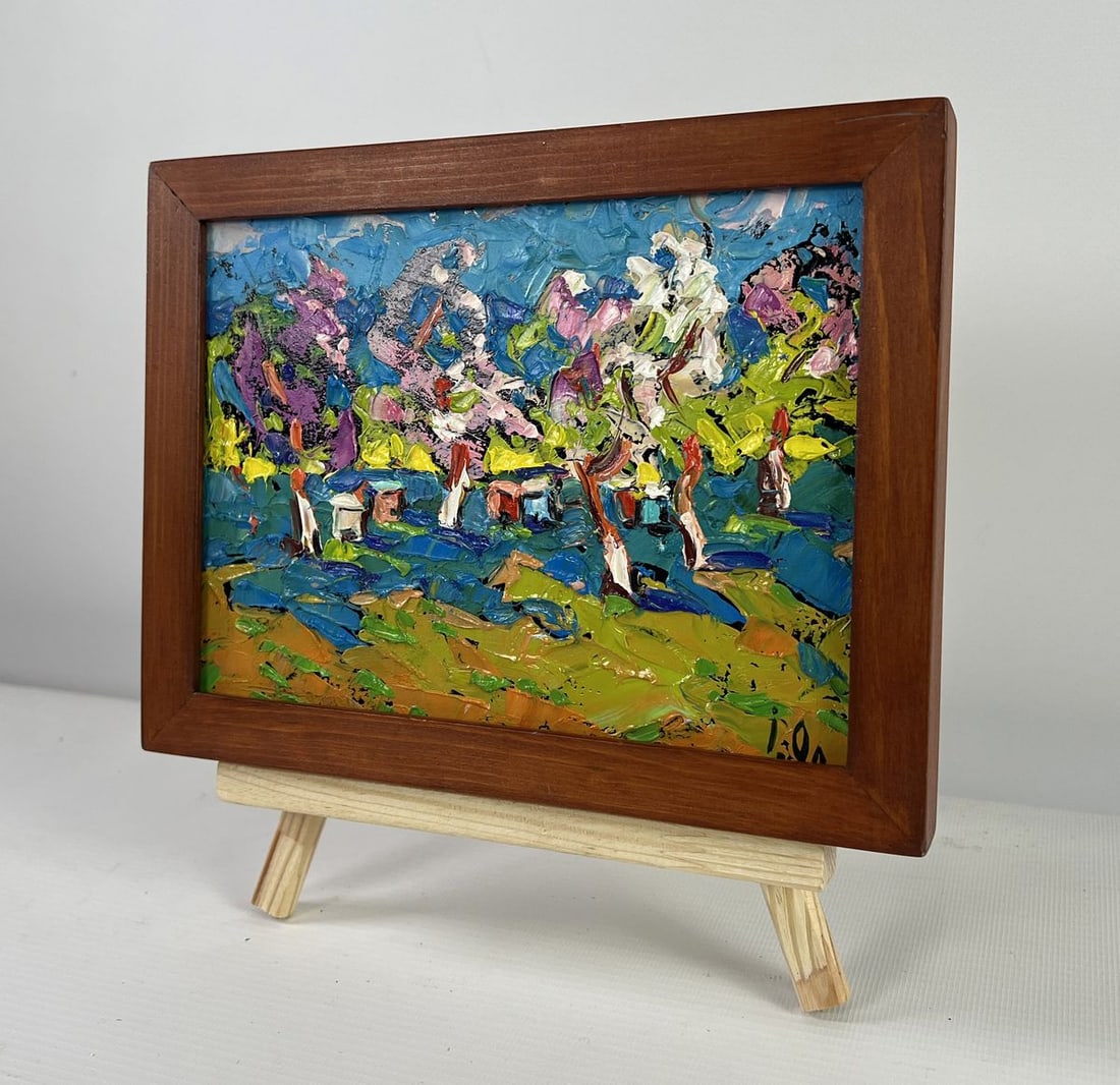 Oil painting Spring is on the doorstep Alex Kalenyuk - 2