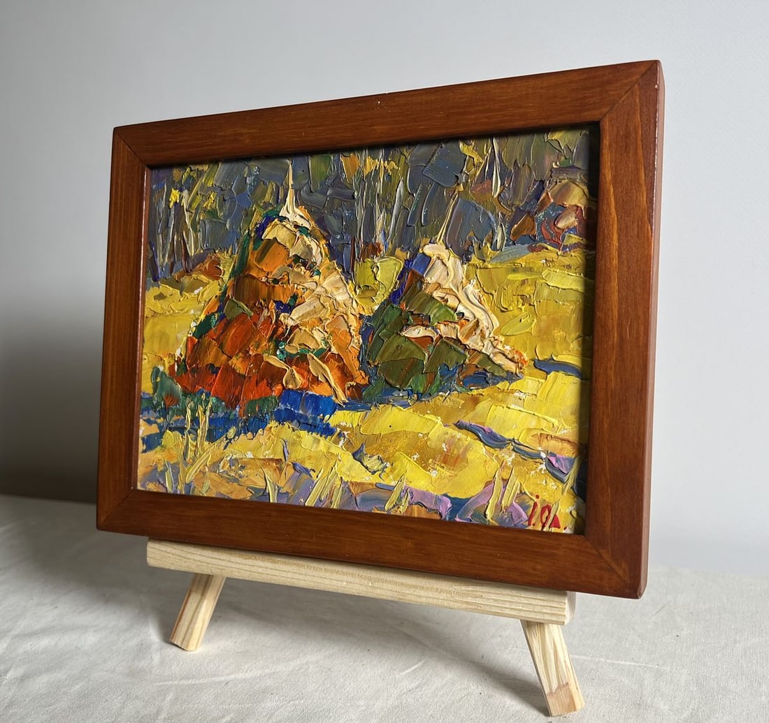 Oil painting In a sunny field Alex Kalenyuk - 2